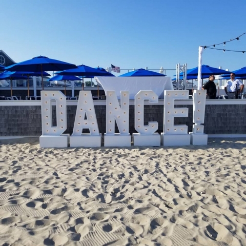 Dance! in Marquee Letters
