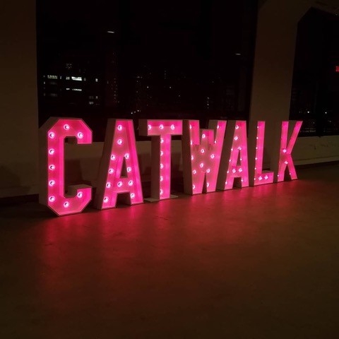 Catwalk - Colored Bulbs