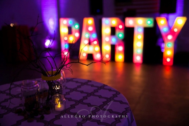 Party in Multi-color bulbs